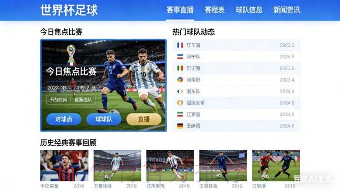 全面汇总世界杯赛事直播网站推荐 全面汇总世界杯赛事直播网站推荐